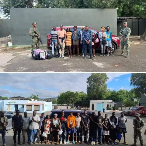 El Ejército somete a la justicia a un dominicano y un haitiano que intentaron ingresar a RD a 23 indocumentados.