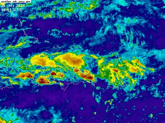 Vaguada provoca lluvias con tormentas eléctricas y ráfagas de viento
