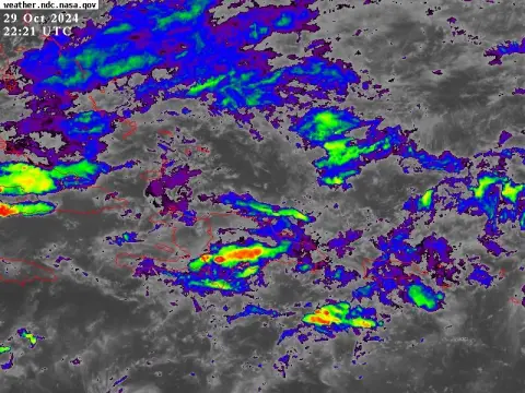 Siguen las lluvias durante las próximas 24 a 48 horas para este miércoles por efectos de vaguada