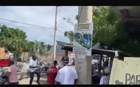 Se fueron al puño hoy en Dajabón