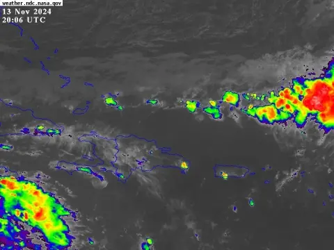 Sistema frontal incide en las condiciones meteorológicas sobre diferentes provincias