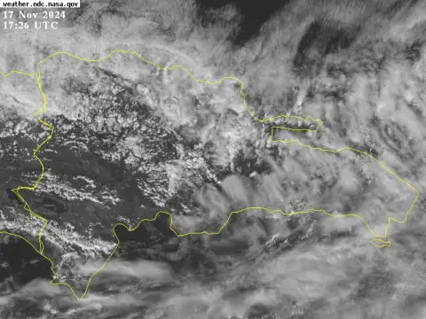 Senama laboral inicia con temperaturas agradables con lluvias débiles y moderadas en varios puntos