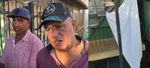 Hombre pone fin a su vida poniéndose un  objeto en el cuello Dios los vecinos no lo pueden creer 😱