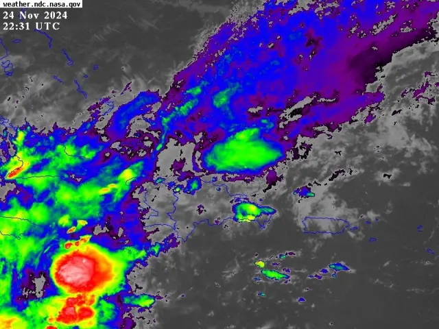 Sistema frontal provoca lluvias sobre el país para este lunes, se mantienen los niveles e alerta