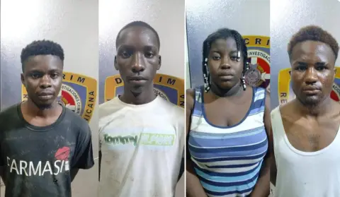 Detienen Cuatro haitianos tras grabarse sosteniendo relaciones con una menor de 11 años, informó la policía Nacional