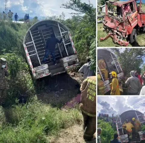Trágico acc1dent3 en la carretera Sánchez: un fallecido y decenas de heridos