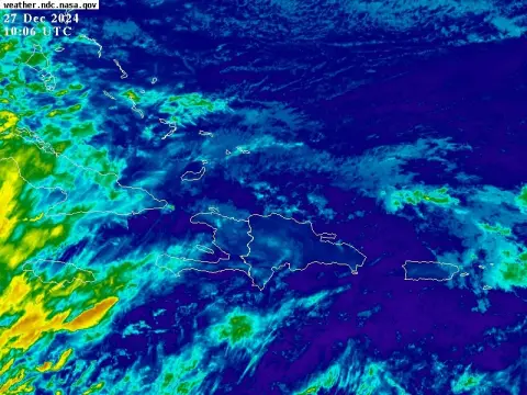 Siguen las lluvias desde tempranas horas por efectos de vaguada