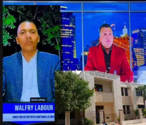 Director Walfry Labour enfrenta proceso judicial tras incidente con joven en Santiago de la Cruz