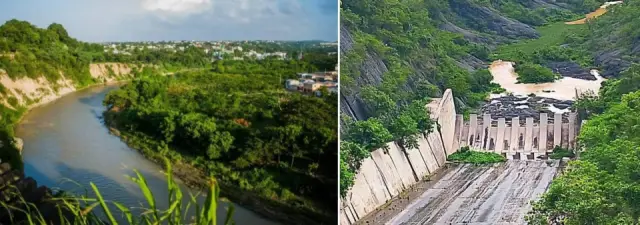 Activan alerta y desaguan presa de Tavera por crecida del río Yaque del Norte.
