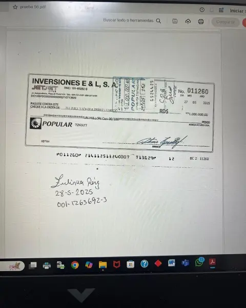 Mira cuánto recibio la hija de Rubby Pérez
