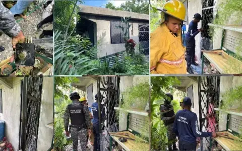 rescatan a mujer encerrada por su pareja