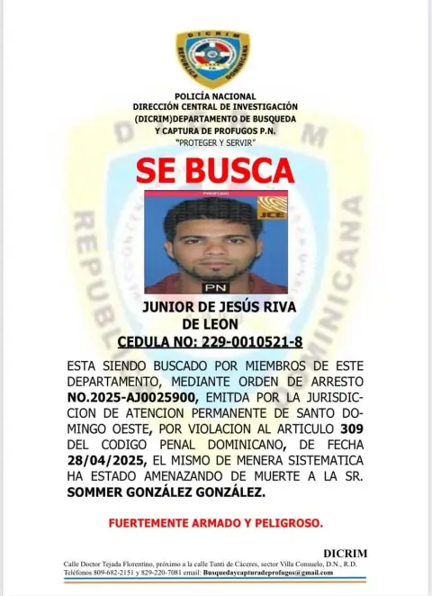 Se busca por amenaza de muerte