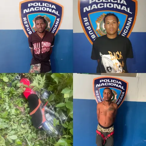 Tres individuos apresados por robo de motocicletas