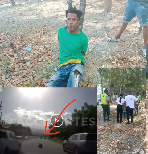 Hombre intenta suicidarse, poniéndose de rodillas frente a patana