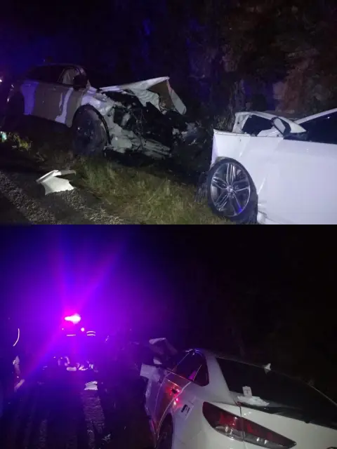Tres personas resultan lesionadas en accidente