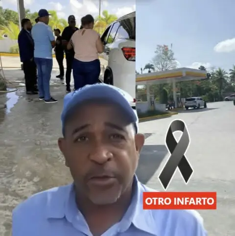 Fallece hombre por presunto infarto en estación de combustible