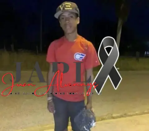 ad0lescente Ramón Marcelo Pérez, quien perdió la vid@
