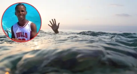 Joven se ahoga mientras realizaba labores en la playa