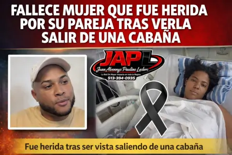 *Fallece mujer que fue herida por su pareja tras verla salir de una cabaña*