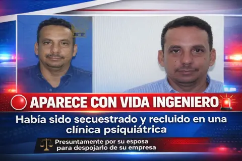 Aparece con vida ingeniero secuestrado y recluido en una clínica psiquiátrica por su esposa para despojarlo de su empresa