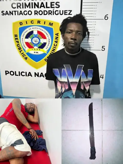 Policía Nacional apresa agresor tras herir a hombre con arma blanca