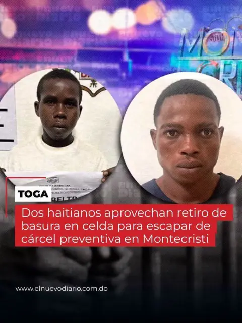 Se fugan dos preso haitiano mira de que cárcel 😳